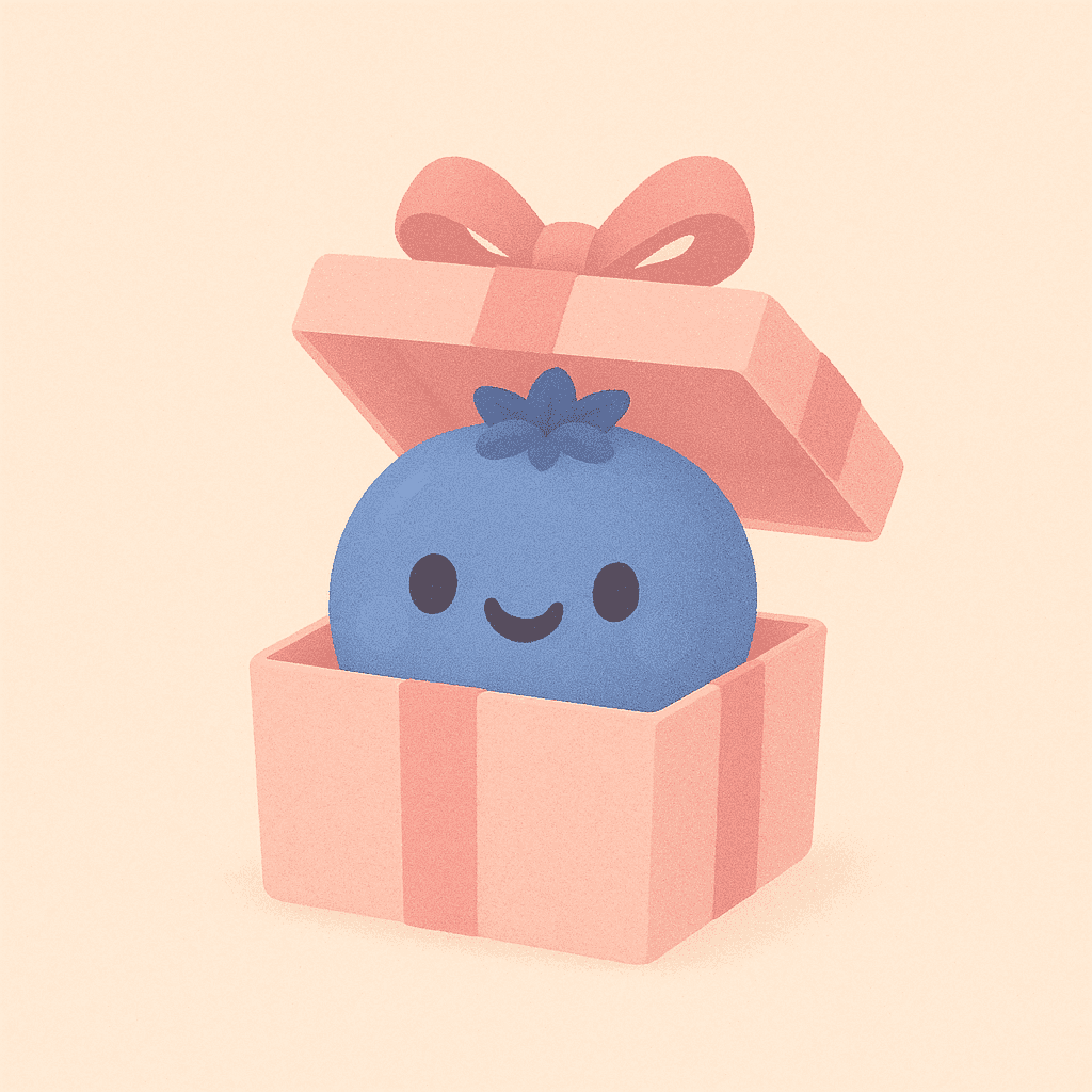 El mejor regalo: un arándano con latidos